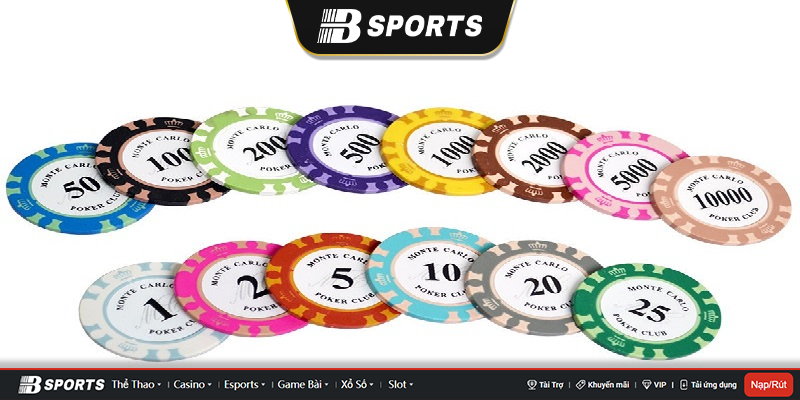 1 chip poker có giá trị bằng bao nhiêu tiền Việt 1 chip poker có giá trị bằng bao nhiêu tiền Việt