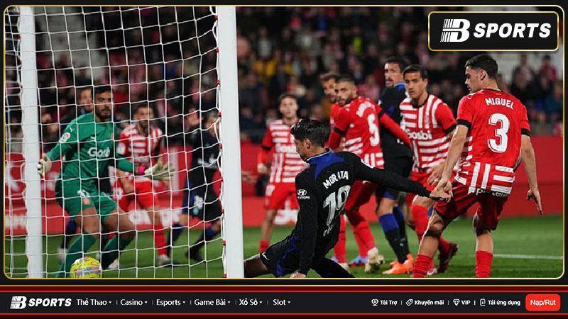 Atletico Madrid thắng Girona bằng bàn thắng ở phút bù giờ Atletico Madrid thắng Girona bằng bàn thắng ở phút bù giờ