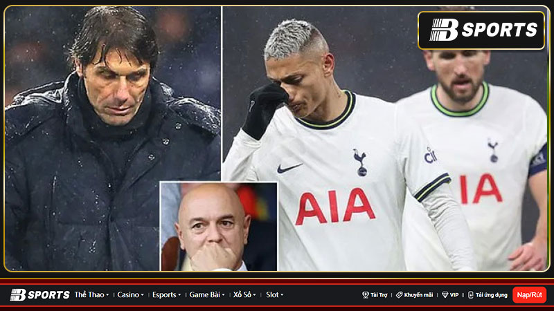 HLV Conte sắp bị sa thải vì thành tích đáng thất vọng tại Tottenham HLV Conte sắp bị sa thải vì thành tích đáng thất vọng tại Tottenham