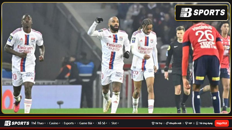 Lille hòa Lyon 0-0 trong hiệp 1 Lille hòa Lyon 0-0 trong hiệp 1