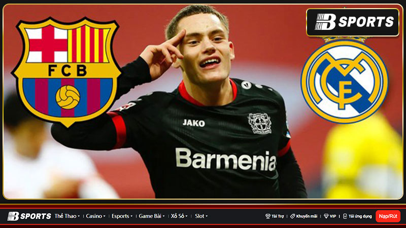 Real và Barca giành Florian Wirtz và ai mới là người chiến thắng Real và Barca giành Florian Wirtz và ai mới là người chiến thắng