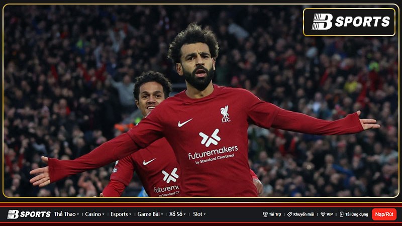 Salah cán mốc lịch sử của Liverpool với thành tích ấn tượng Salah cán mốc lịch sử của Liverpool với thành tích ấn tượng