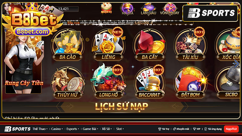 Điểm mặt các chuyên mục game cá cược hấp dẫn, lôi cuốn nhất của nhà cái b8bet Điểm mặt các chuyên mục game cá cược hấp dẫn, lôi cuốn nhất của nhà cái b8bet