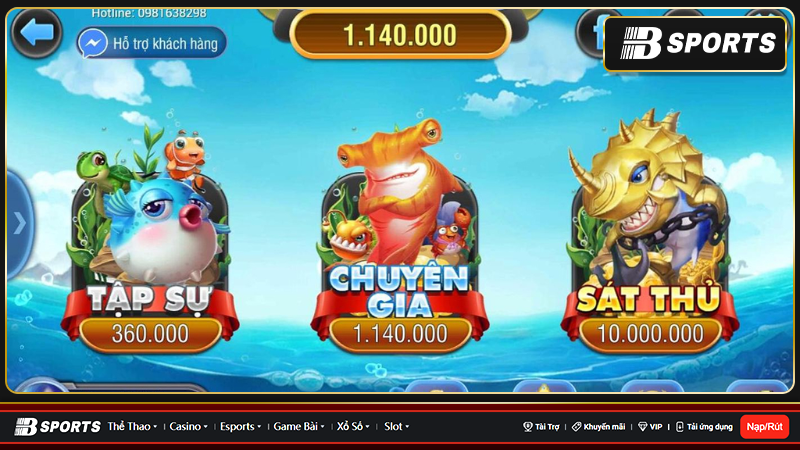 Bắn cá 1000 online đổi thưởng liền tay hấp dẫn Bắn cá 1000 online đổi thưởng liền tay hấp dẫn