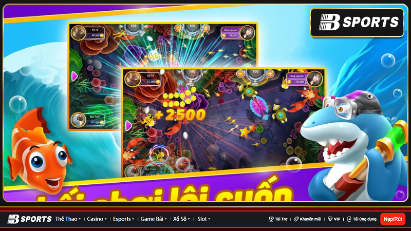 Game bắn cá 2D sở hữu luật chơi rất đơn giản, dễ thắng nhất Game bắn cá 2D sở hữu luật chơi rất đơn giản, dễ thắng nhất