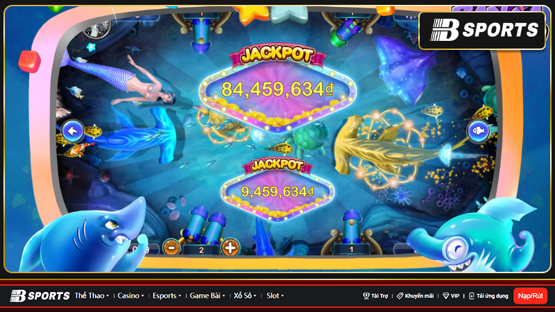 Sảnh cá cược bắn cá jackpot ngày càng được nhiều người yêu thích Sảnh cá cược bắn cá jackpot ngày càng được nhiều người yêu thích