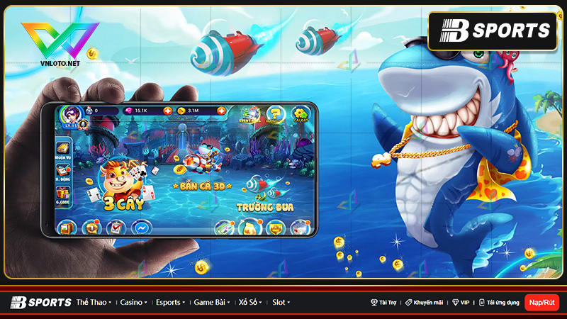 Trải nghiệm game bắn cá vnloto với thiết kế hình ảnh siêu đẹp mắt Trải nghiệm game bắn cá vnloto với thiết kế hình ảnh siêu đẹp mắt