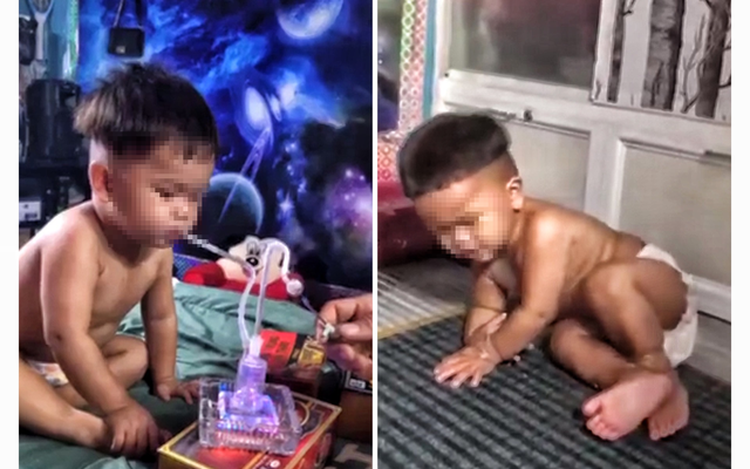 Bé trai 3 tuổi bị ép chơi ma túy đá và có dấu hiệu bị bạo hành Bé trai 3 tuổi bị ép chơi ma túy đá và có dấu hiệu bị bạo hành