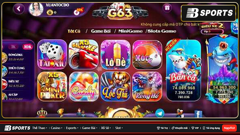 Ưu điểm giúp G63.fun ngày càng được nhiều khách hàng chọn lựa Ưu điểm giúp G63.fun ngày càng được nhiều khách hàng chọn lựa