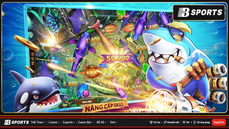 Slot game bắn cá ăn xu tại Bsports uy tín và hấp dẫn Slot game bắn cá ăn xu tại Bsports uy tín và hấp dẫn