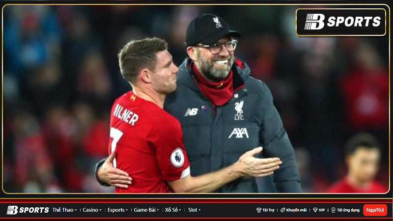 HLV Jurgen Klopp của Liverpool được thông tin là muốn giữ tiền vệ kỳ cựu James Milner ở lại câu lạc bộ trong một mùa giải nữa. HLV Jurgen Klopp của Liverpool được thông tin là muốn giữ tiền vệ kỳ cựu James Milner ở lại câu lạc bộ trong một mùa giải nữa.