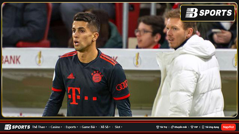 Phản ứng của Cancelo về tin HLV Nagelsmann bị sa thải Phản ứng của Cancelo về tin HLV Nagelsmann bị sa thải