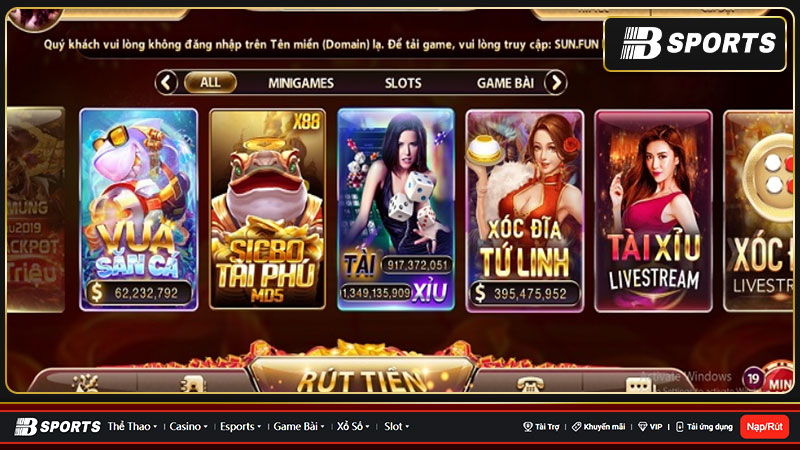 Những đặc điểm vượt trội, nổi bật mà sunvn mang đến cho người chơi Những đặc điểm vượt trội, nổi bật mà sunvn mang đến cho người chơi