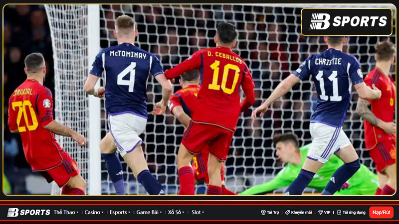 Tây Ban Nha thua Scotland sau 39 năm Tây Ban Nha thua Scotland sau 39 năm