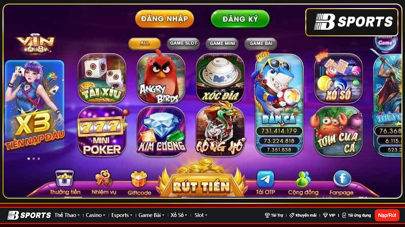 Kho tàng hơn 100+ game với đủ thể loại tại Vin68 Club Kho tàng hơn 100+ game với đủ thể loại tại Vin68 Club