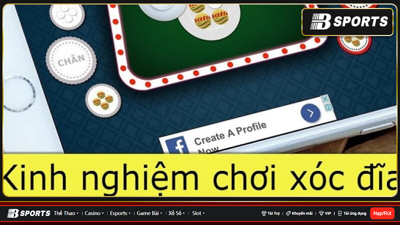 Vận dụng kinh nghiệm chơi xóc đĩa