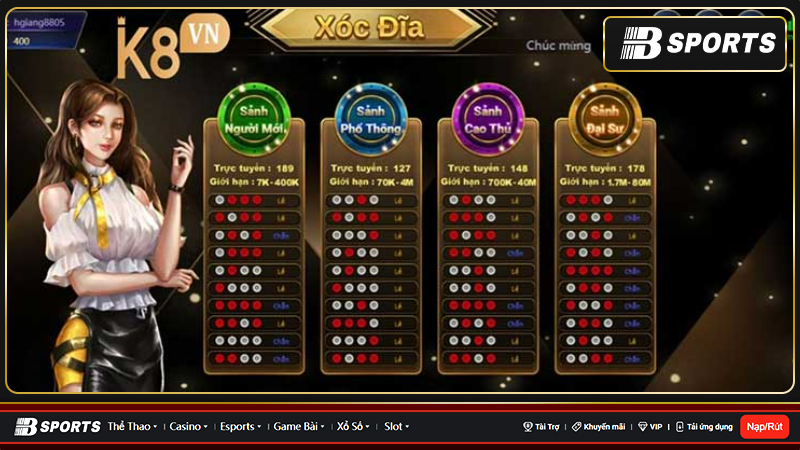 Xóc đĩa online k8vn Xóc đĩa online k8vn