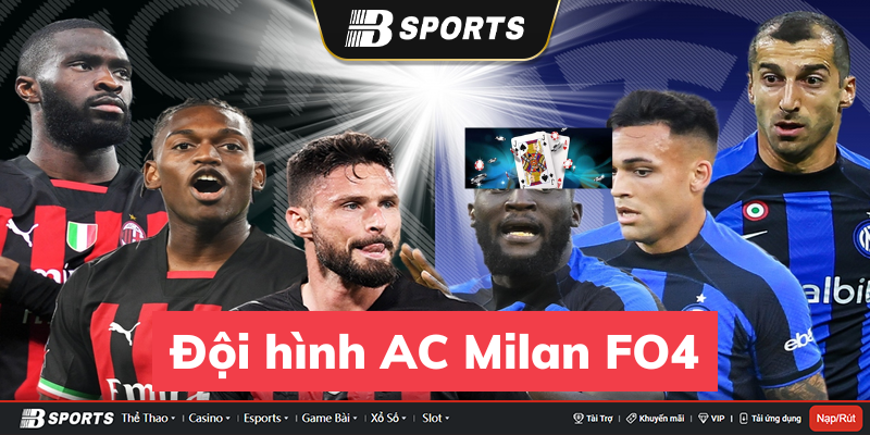 Xây dựng đội hình AC Milan FO4 Xây dựng đội hình AC Milan FO4