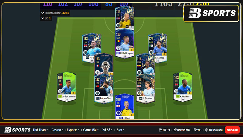 Team Man City FO4 được nhiều người quan tâm Team Man City FO4 được nhiều người quan tâm